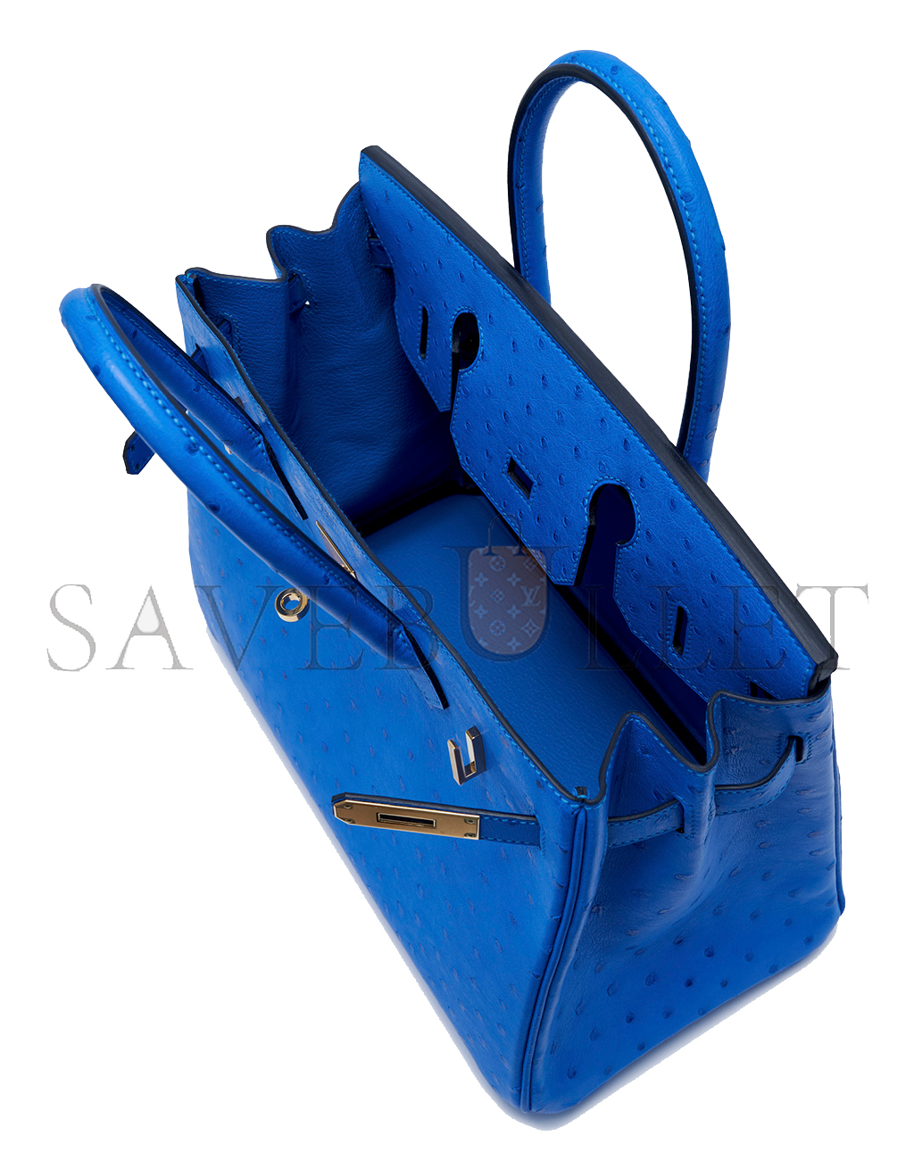 HERMES MASTER BIRKIN 30 BLUE MYKONOS 28624521 (30*24*16cm)